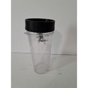 Ninja BL600 Pulse 16oz Replacement Single Serve Cup And‎ Lid Pre Owned